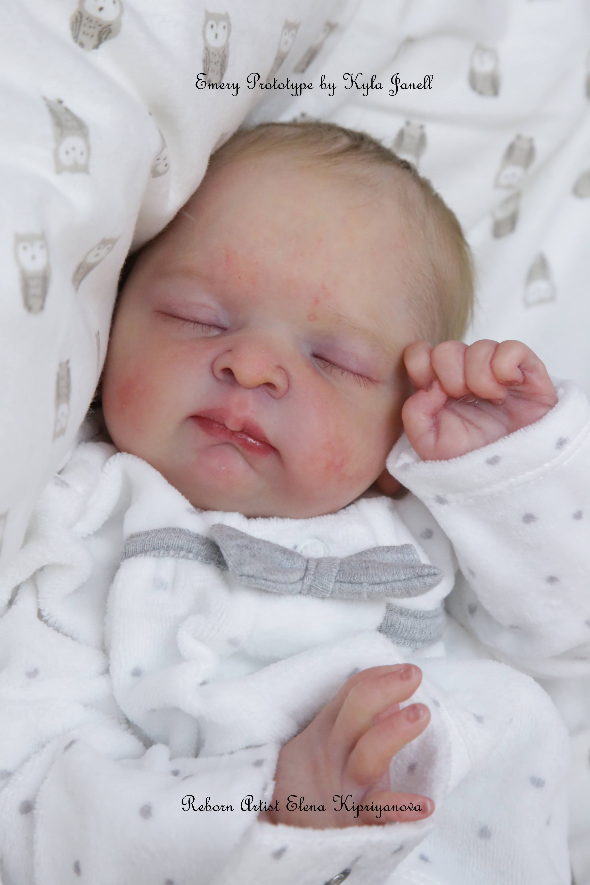 Mini bebe reborn kit Zane 9 Inches Reborn Baby Vinyl Doll Kit Unpainted  Doll